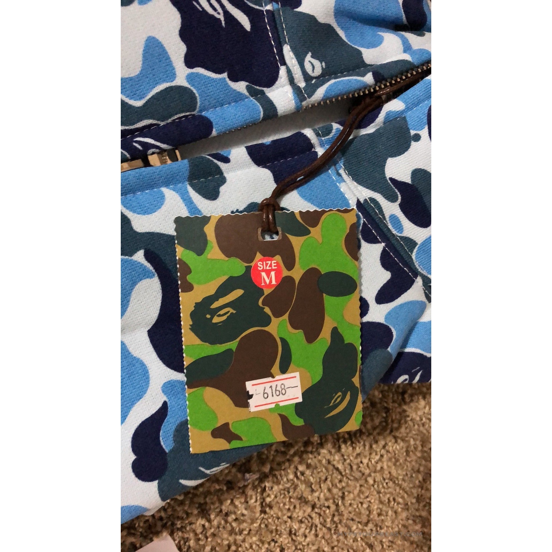 Bape Jacket Blue Camo