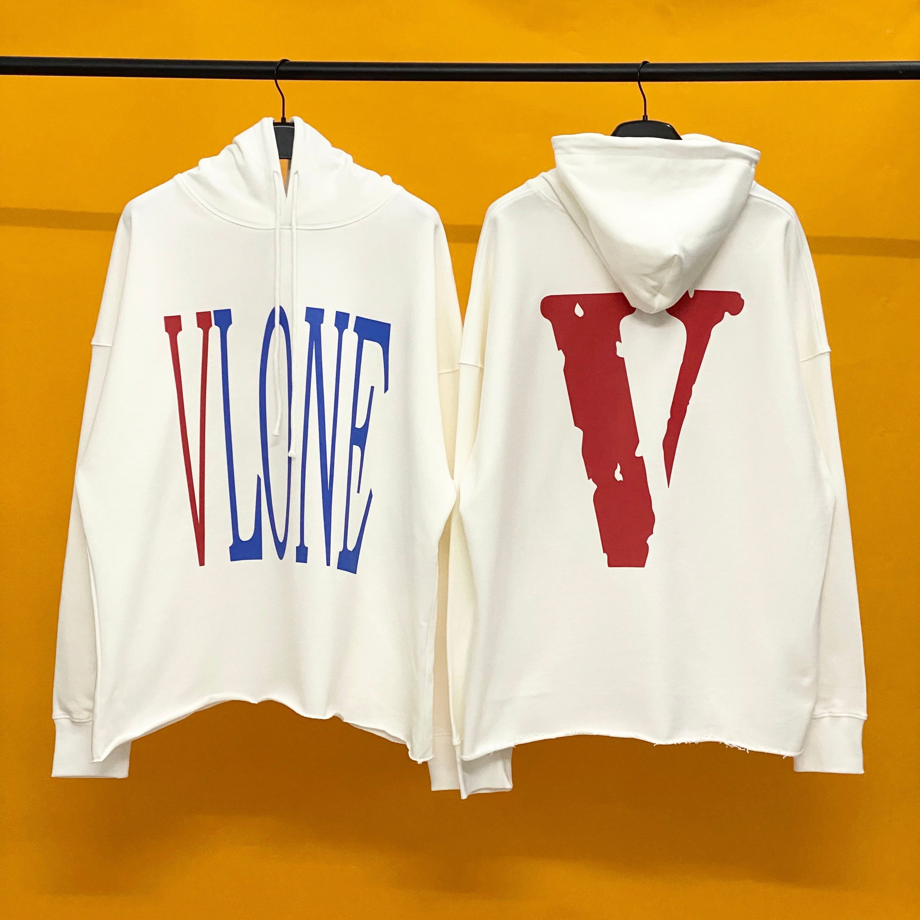 Vlone Red White and Blue Hoodie