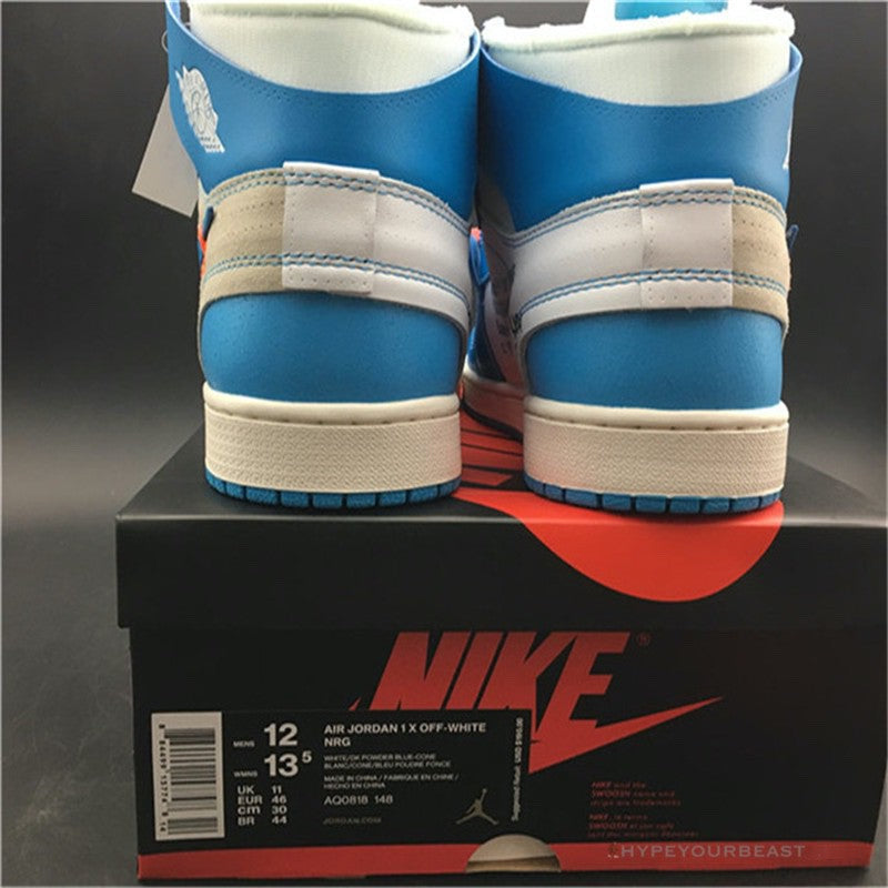 The Ten: Off White X Air Jordan 1 High "UNC"