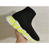 BCG Sock Sneakers Black White Yellow