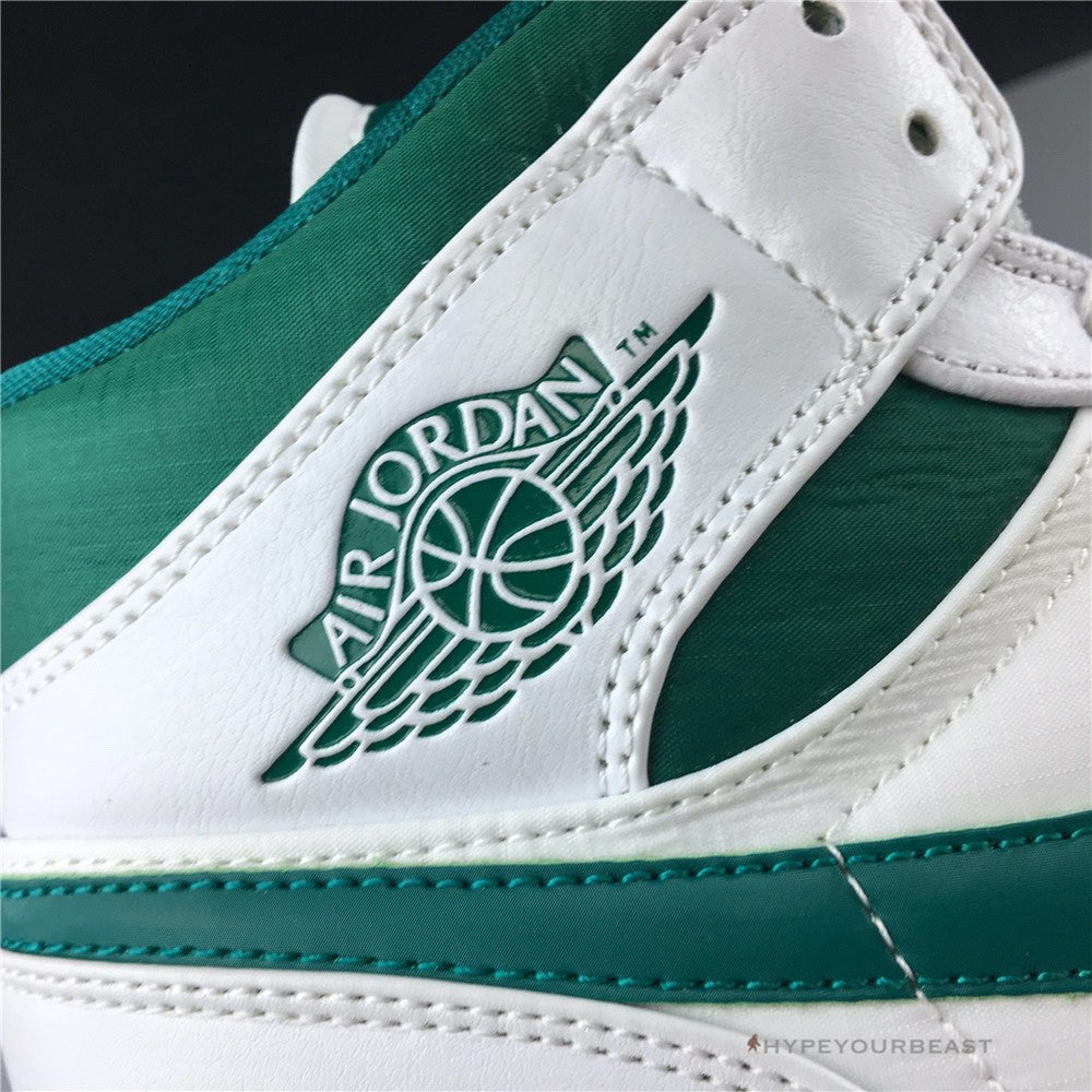 Air Jordan 1 Mid White Mystic Green