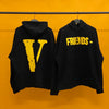 Vlone Yellow and Black Friends Hoodie