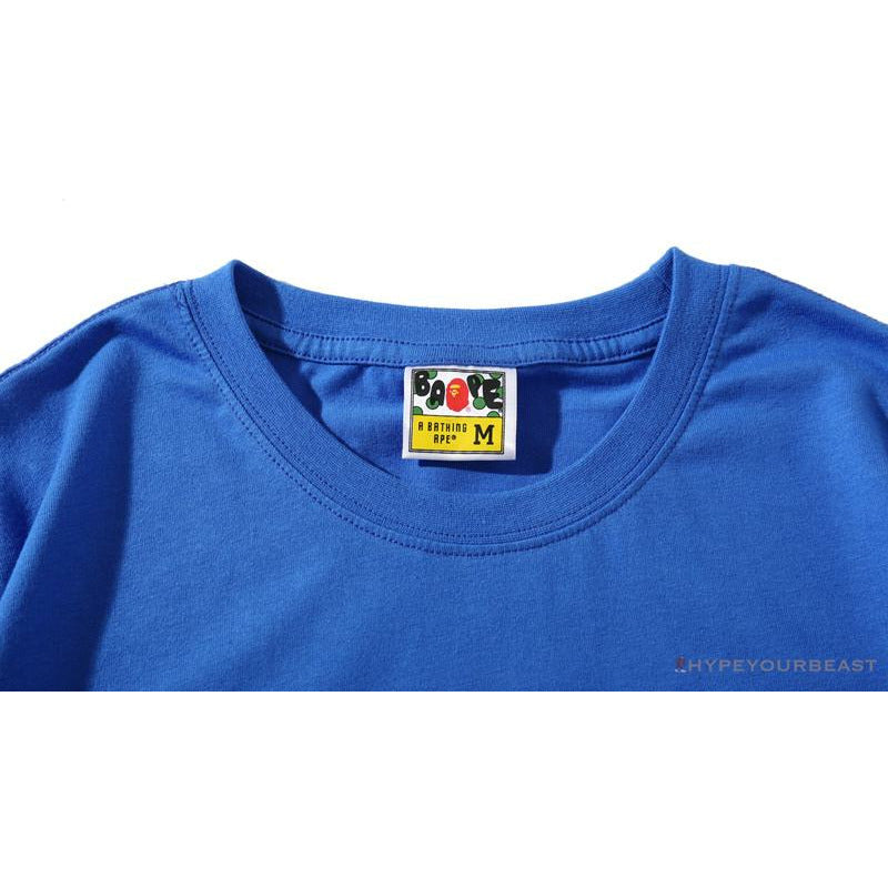 BAPE Little Ape Head Colorful Classic Tee Shirt 'BLUE'