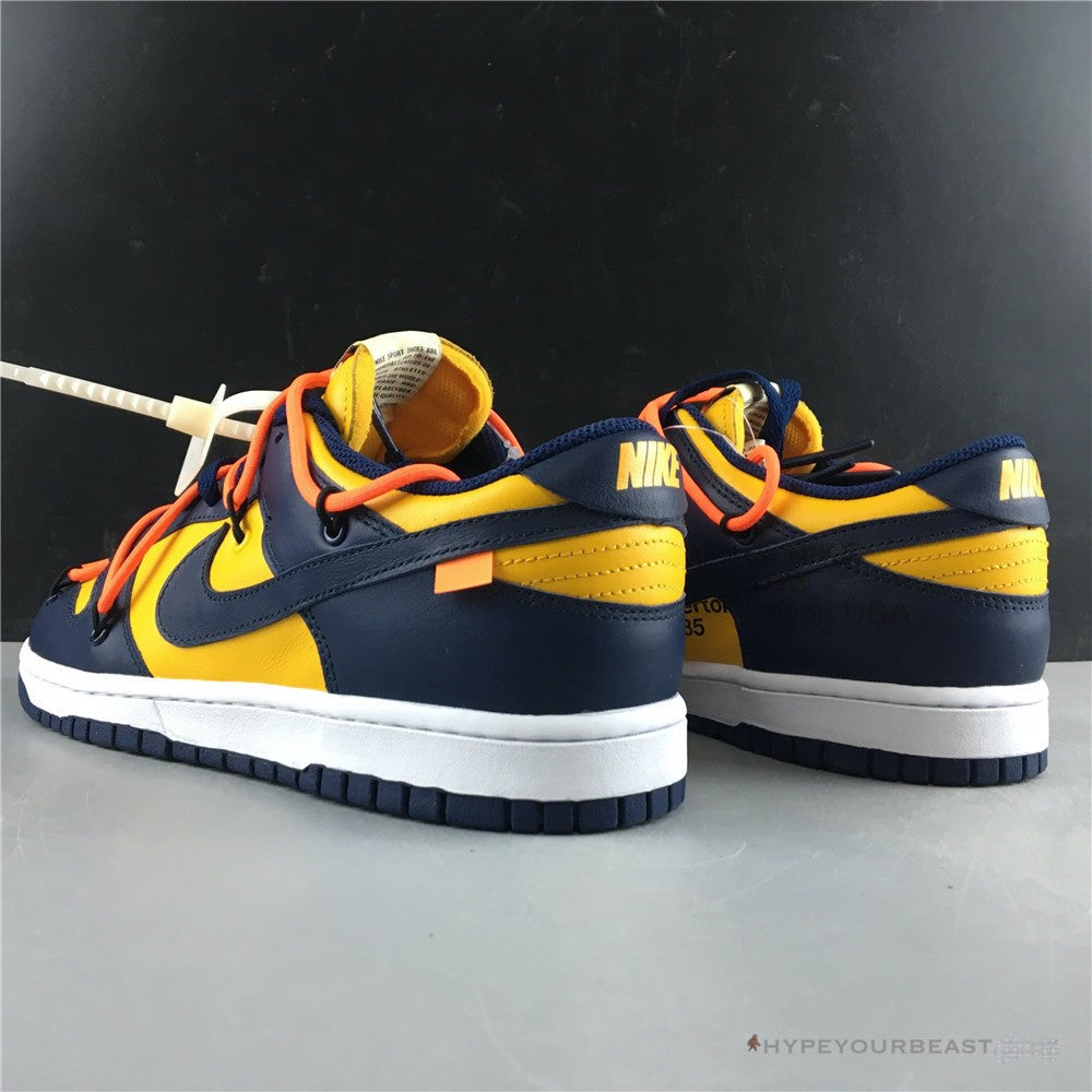 Nike Off-White X Dunk Low 'University Gold'