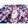 Bape Hoodie Camo Blue Red