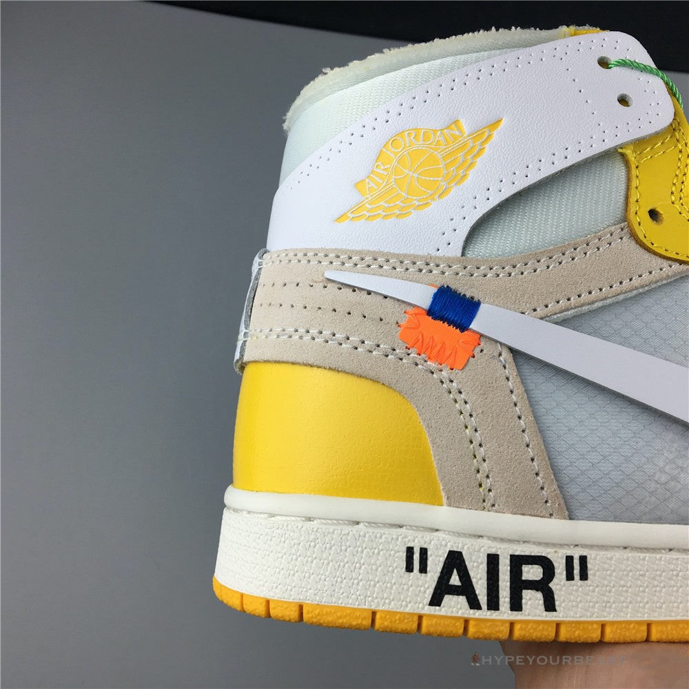 Off-White X Air Jordan 1 High Canary Yellow