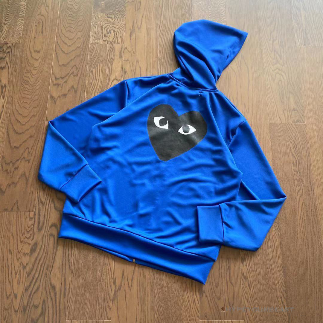 CDG Hoodie Blue