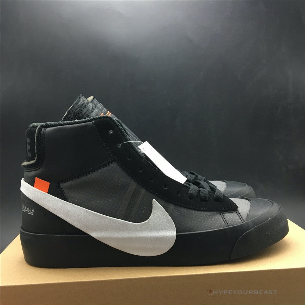 Off White X Nike Mid Blazer Black