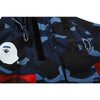 BAPE x PSG Paris Saint-Germain Camouflage Blue-Red Hoodie