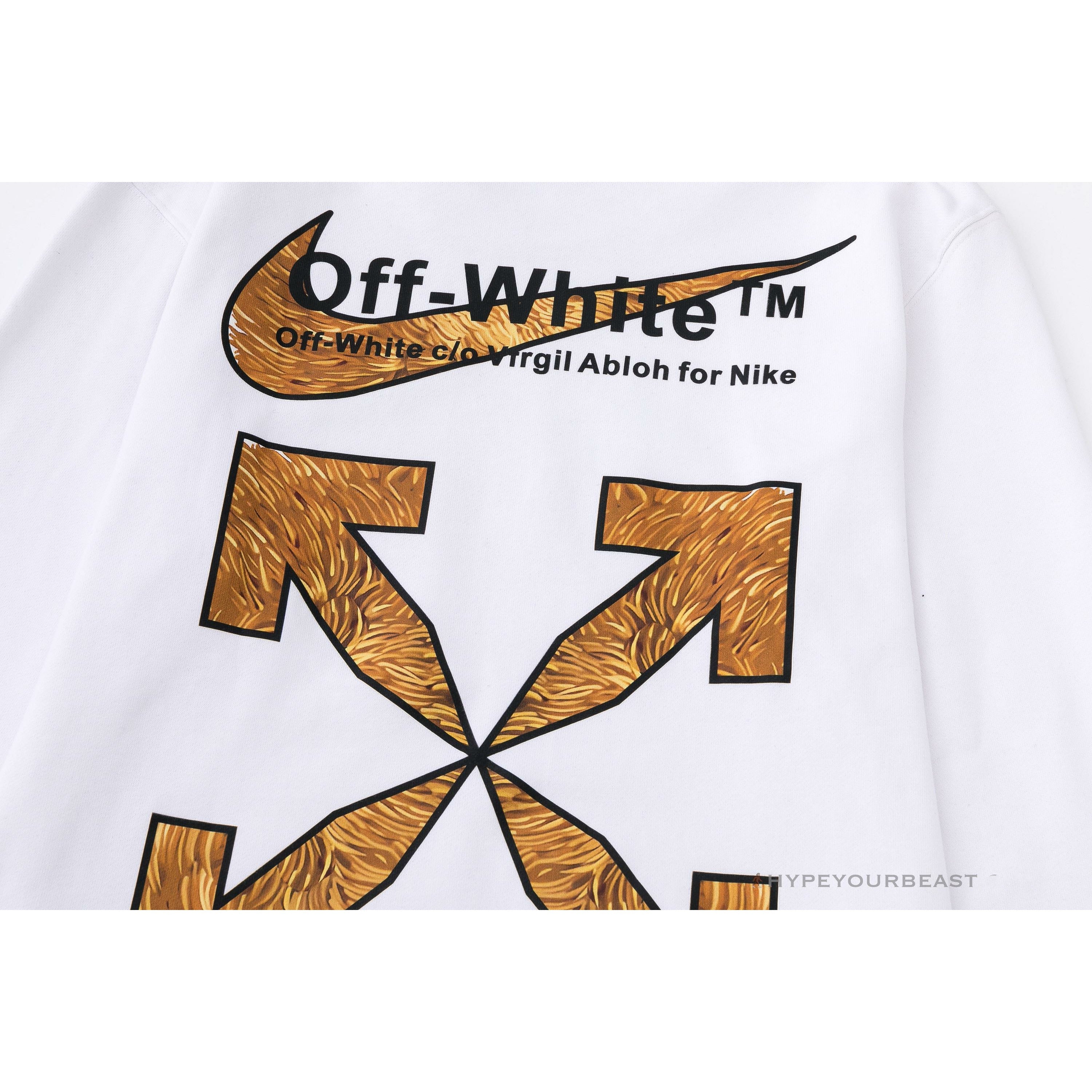 Off-White X Nike Shirt Teddy White