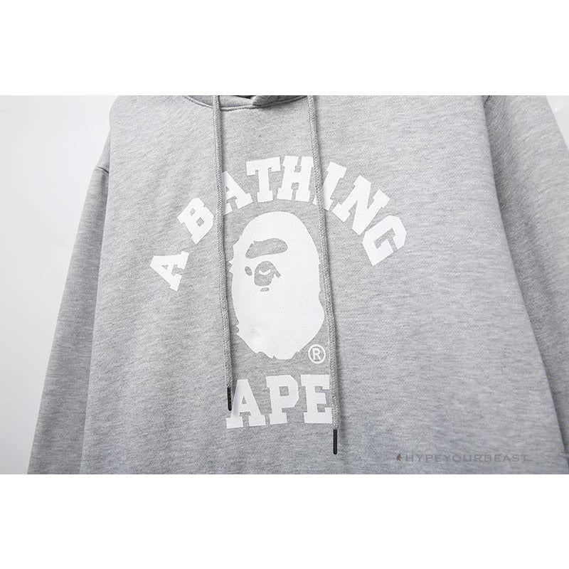 BAPE x Bathing Ape Head Hoodie 'GREY'