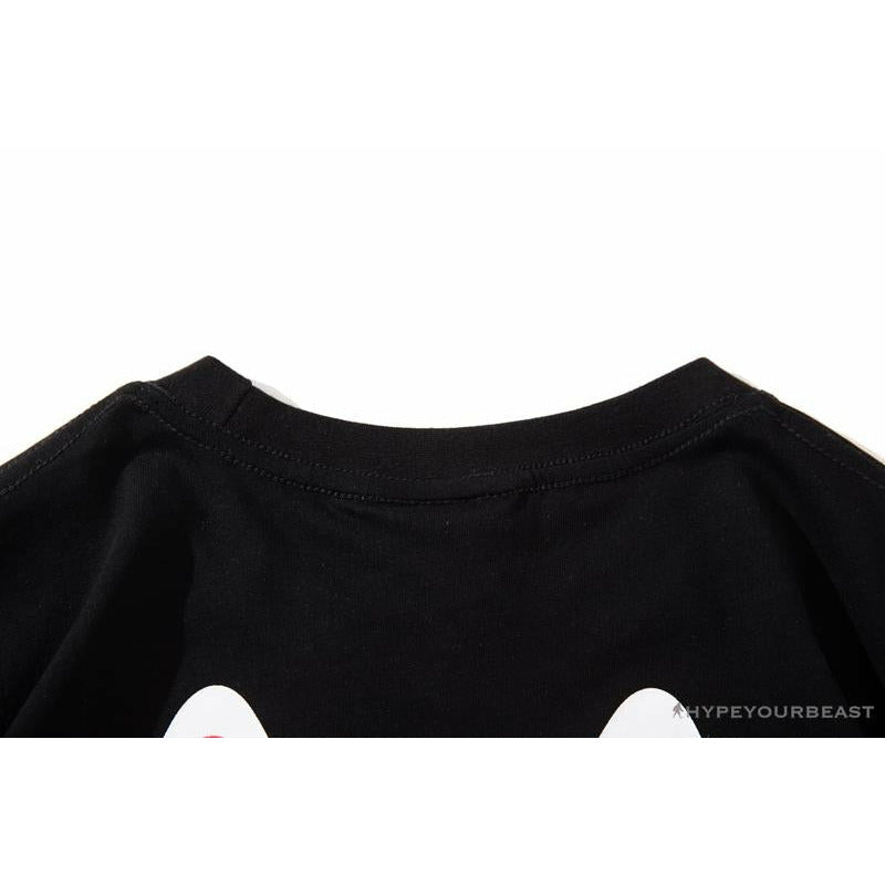 BAPE Shark Head PONR Tee Shirt 'BLACK'