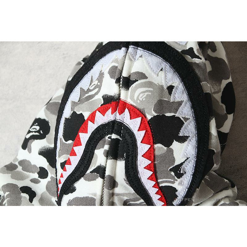 Bape Gray Camouflage Hoodie