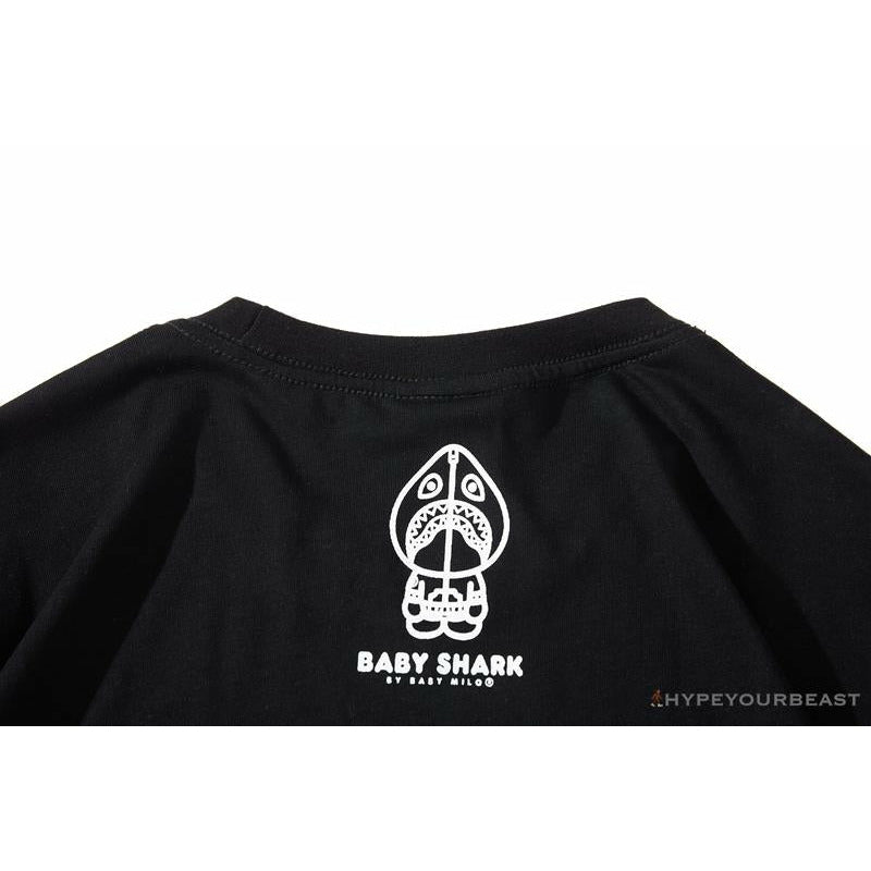 BAPE Baby Shark Blue Shark Tee Shirt 'BLACK'