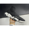 BCG Sock Sneakers Black / White Sole