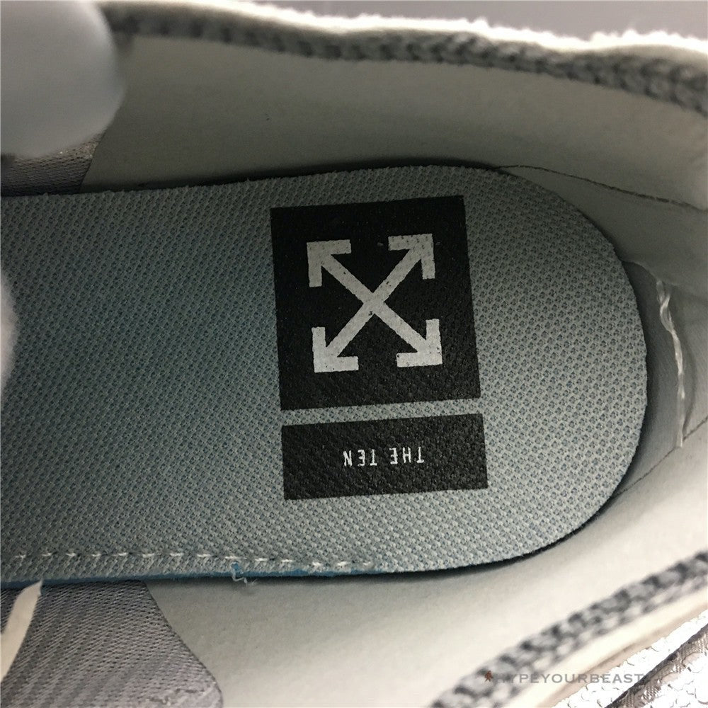 Off White X Nike Air Max 97 Light Grey Black White