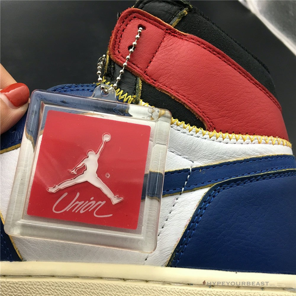 Jordan 1 Retro High Union Los Angeles Storm Blue Blue Toes