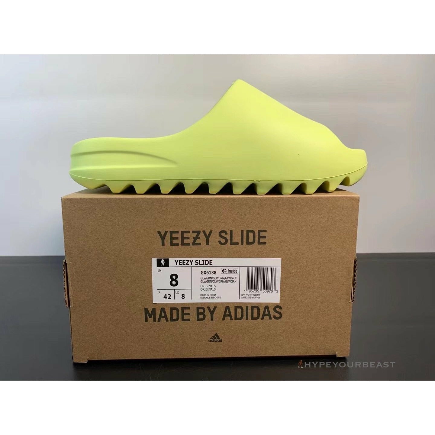 Adidas Yeezy Slide Glow Green