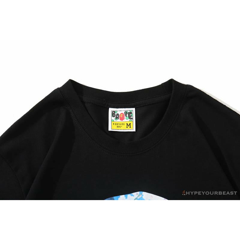 BAPE Japan Limited Edition Mt. Fuji Sakura Tee Shirt 'BLACK'