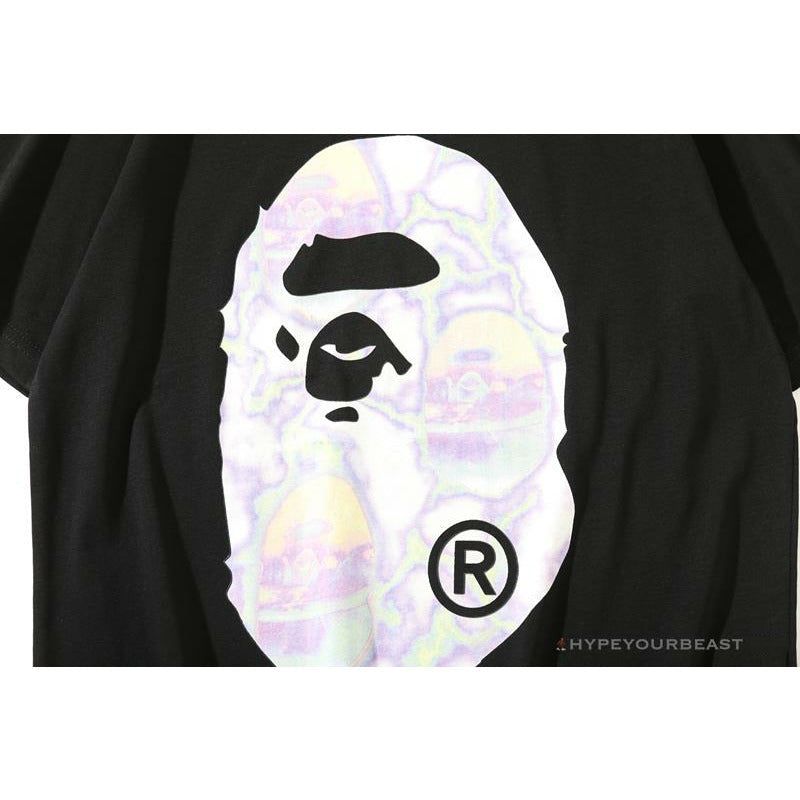 BAPE Great Ape Head Symphony Lightning Tee Shirt 'BLACK'