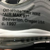 Off White X Nike Air Max 97 Light Grey Black White