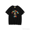 BAPE Little Ape Head Colorful Classic Tee Shirt 'BLACK'