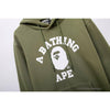 BAPE x Bathing Ape Head Hoodie 'ARMY GREEN'