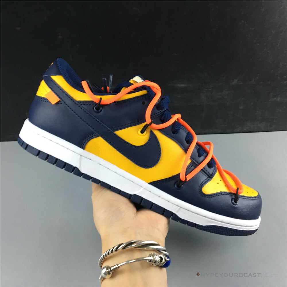 Nike Off-White X Dunk Low 'University Gold'