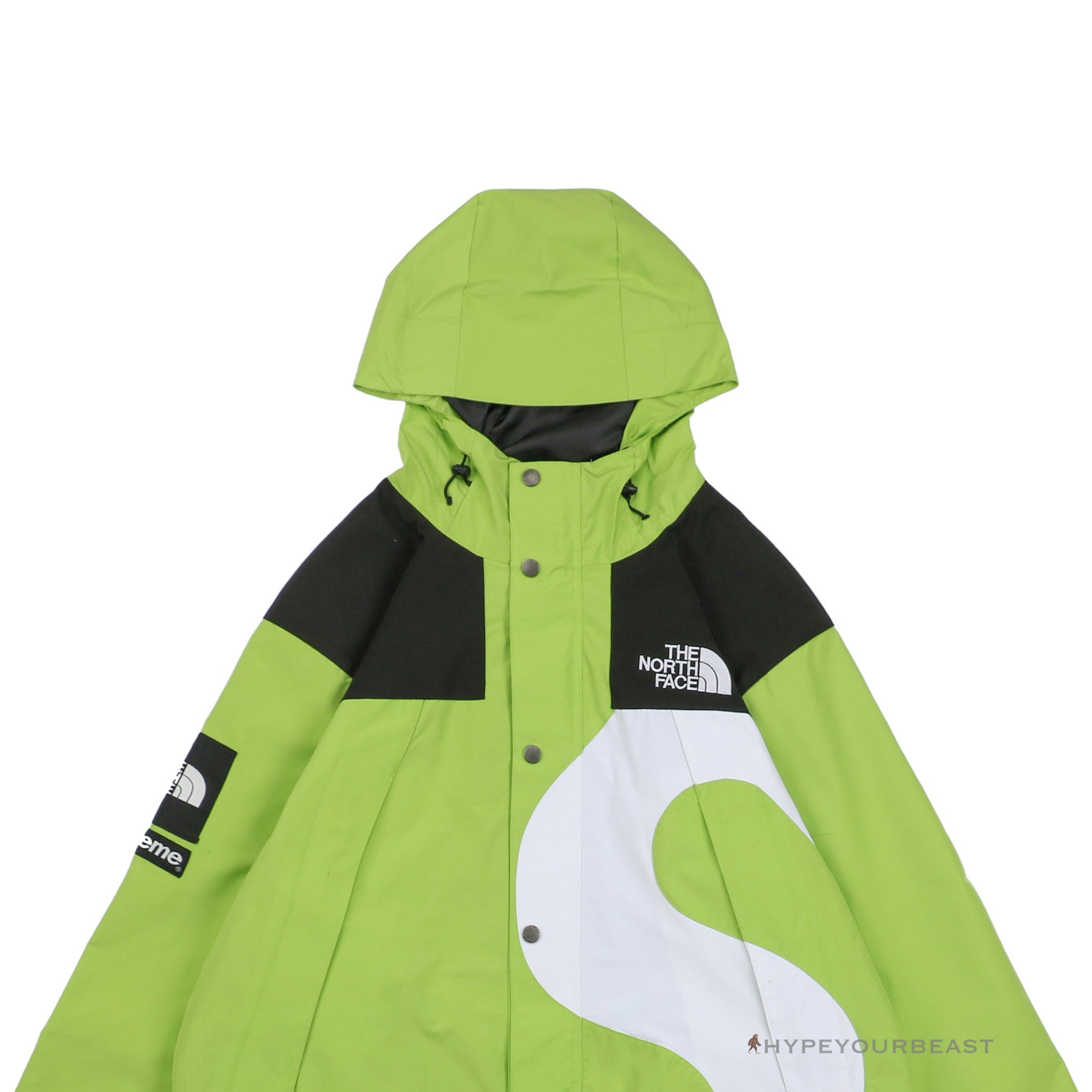 Supreme X TNF Logo Mountain Jacket Green