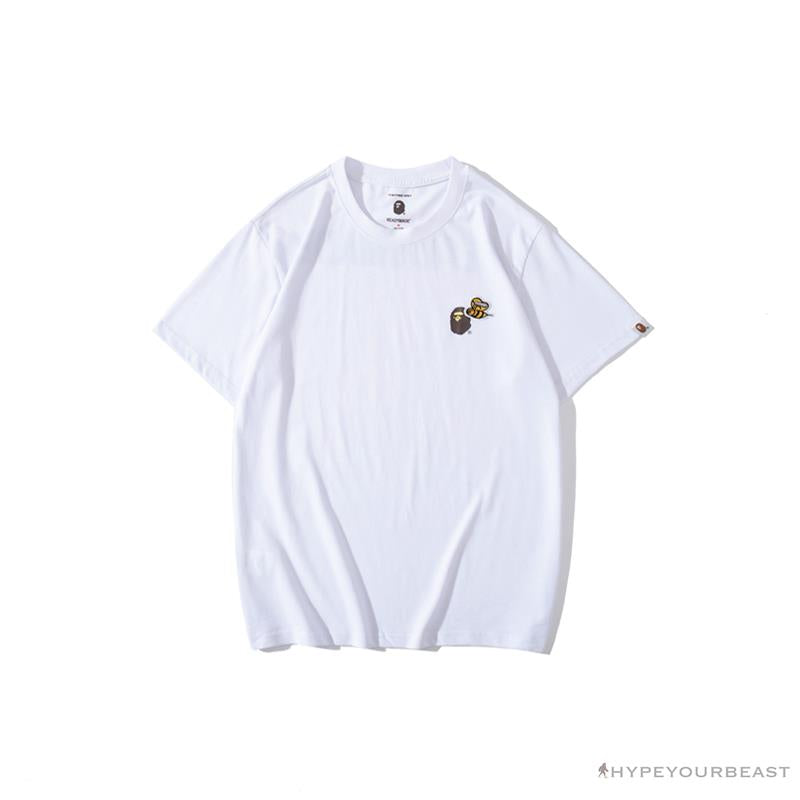 BAPE Readymade Small Bee Camouflage Letter Tee Shirt 'BLUE'