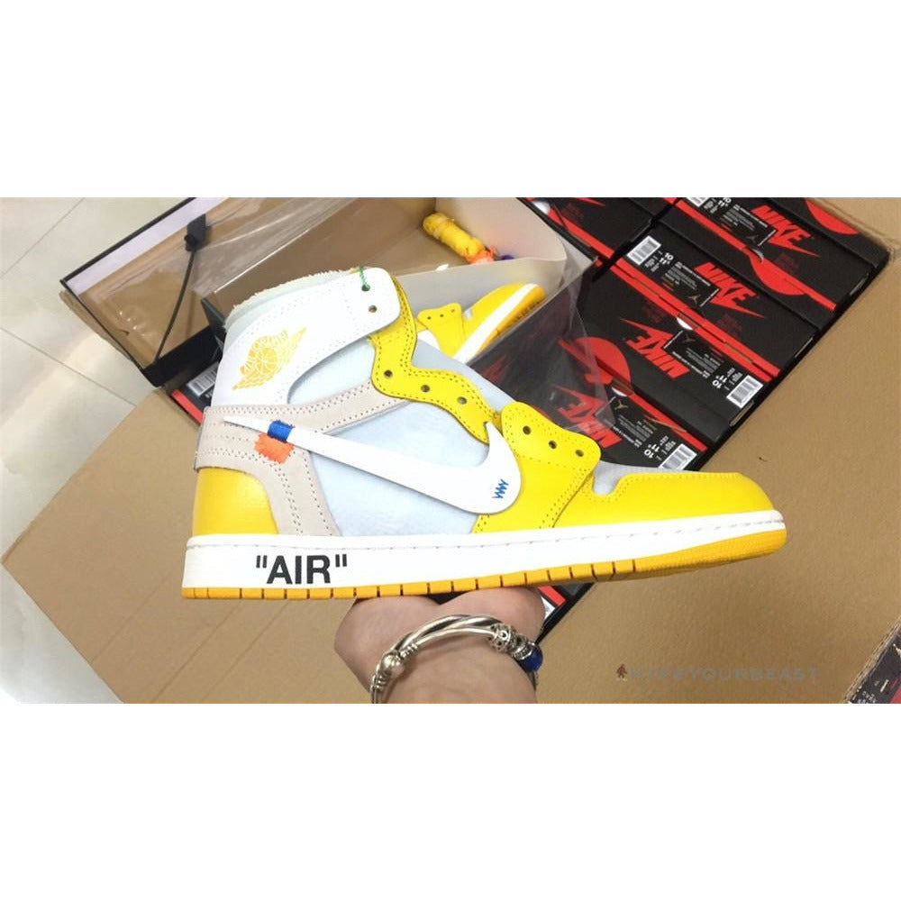 Off-White X Air Jordan 1 High Canary Yellow