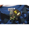 BAPE Classic Ape Head Embroidered Camouflage Long Sleeve Shirt 'BLUE'