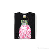 BAPE Japan Limited Edition Pink Cherry Tree Tee Shirt 'BLACK'