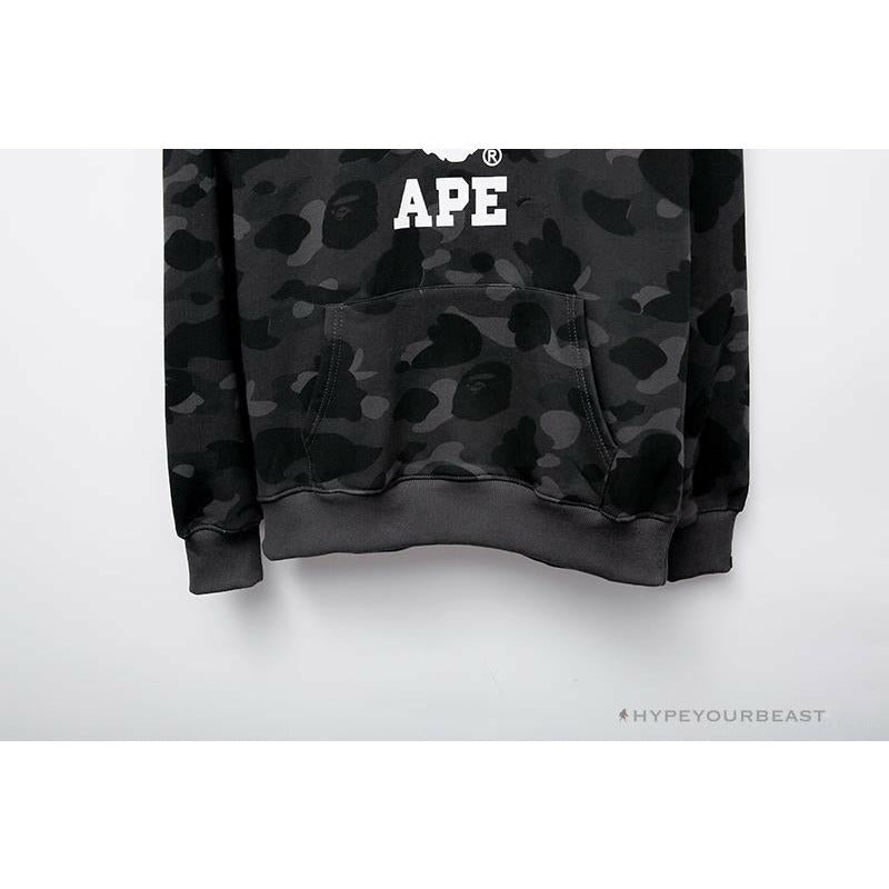 BAPE x Bathing Ape Head Camouflage Hoodie 'GREY'