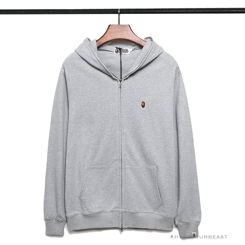 BAPE Classic Ape Head Hoodie 'GREY'