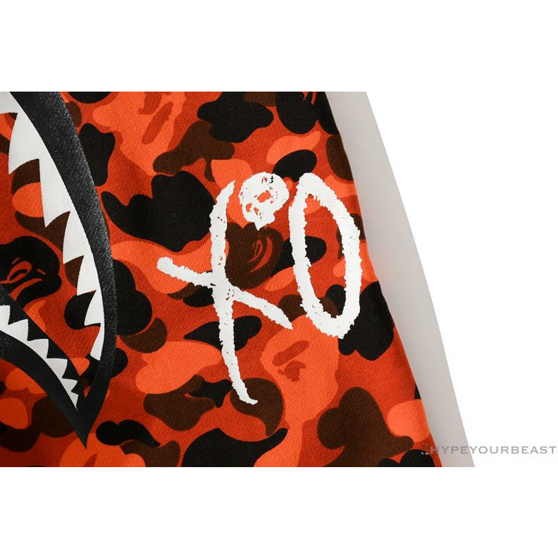 BAPE x XO Co-Branded Camouflage Pants 'RED'