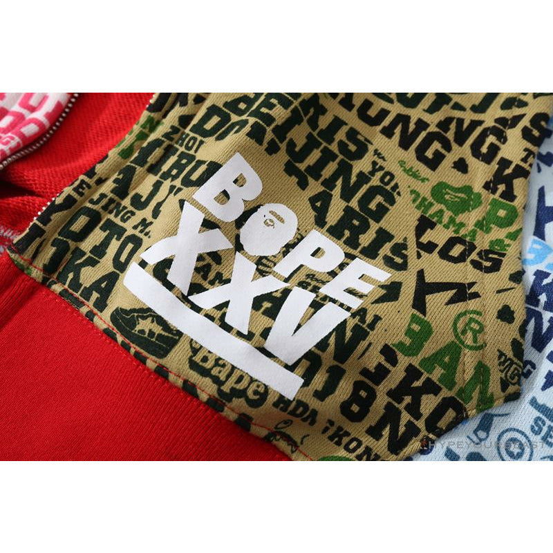 BAPE 25th Anniversary Double-Cap Camouflage Hoodie