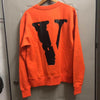 Vlone Black Shirt - Orange