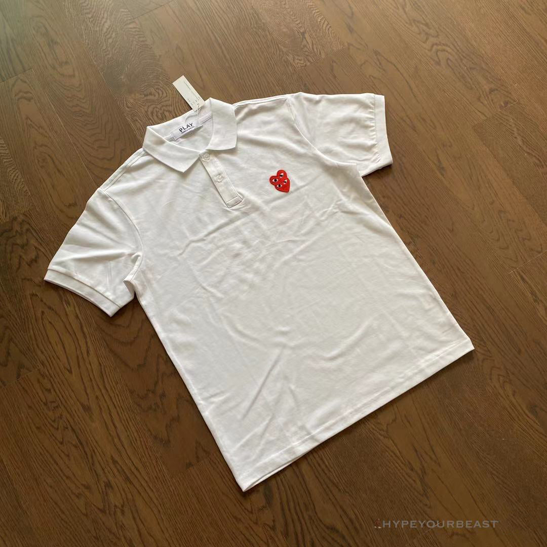 CDG Polo Shirt White