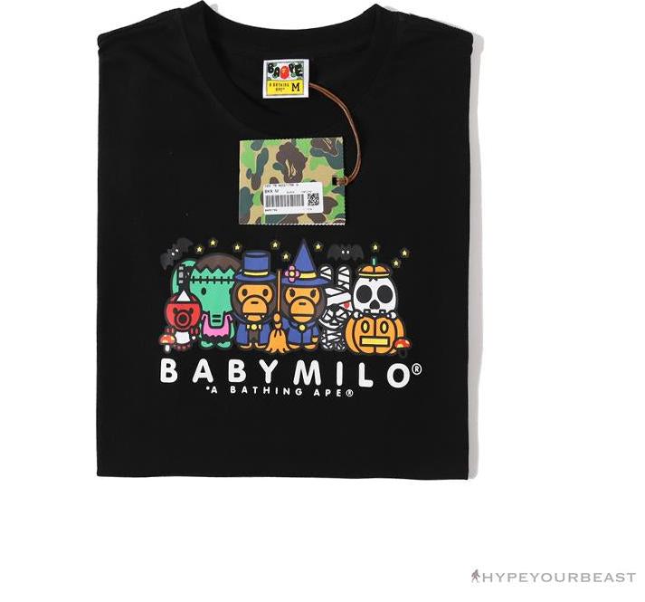 BAPE Baby Milo Halloween Tee Shirt 'BLACK'