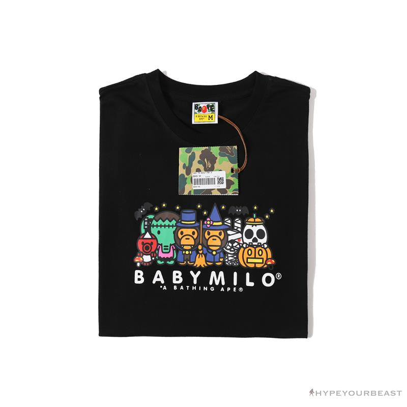 BAPE Baby Milo Halloween Tee Shirt 'BLACK'