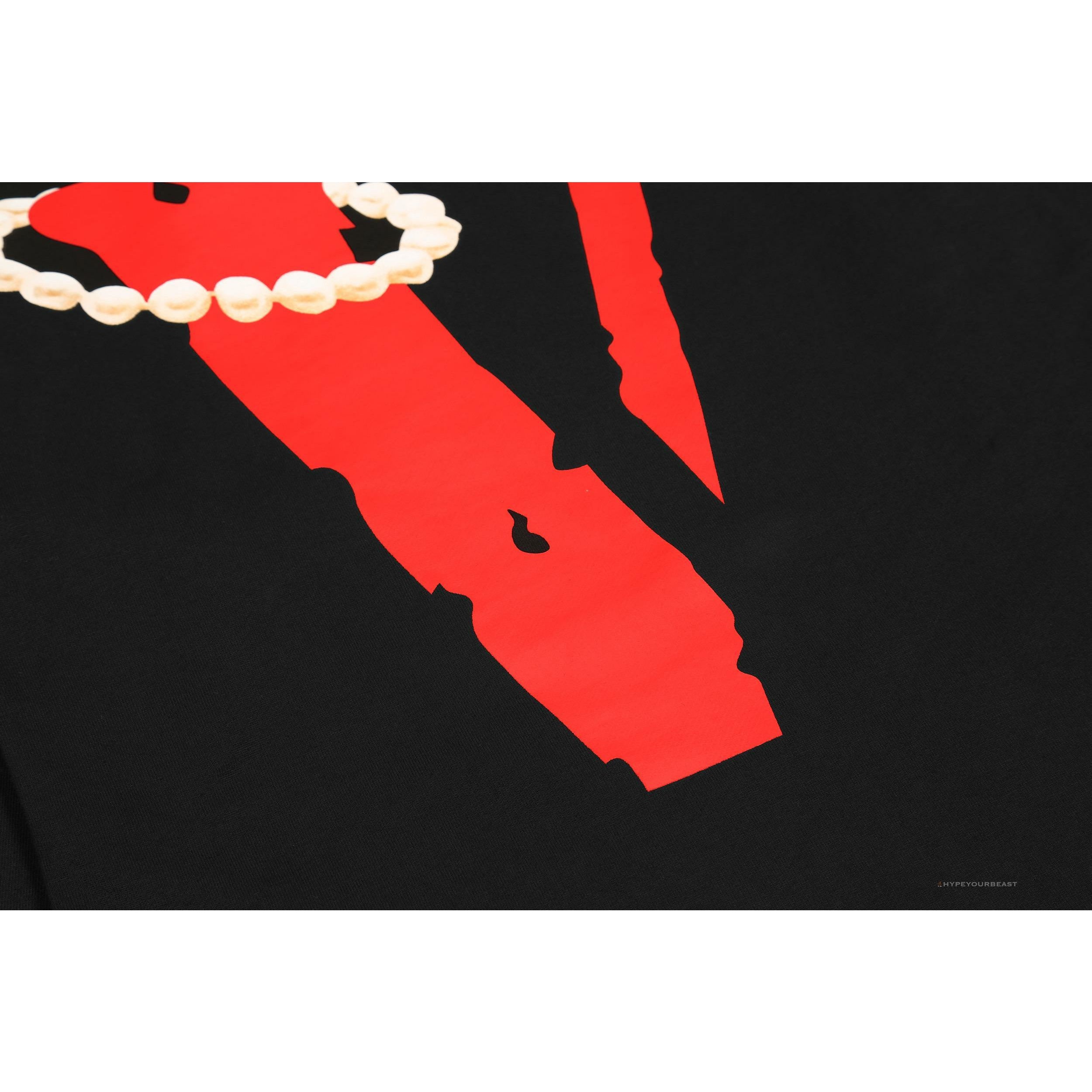 Vlone Hoodie Black Vampire