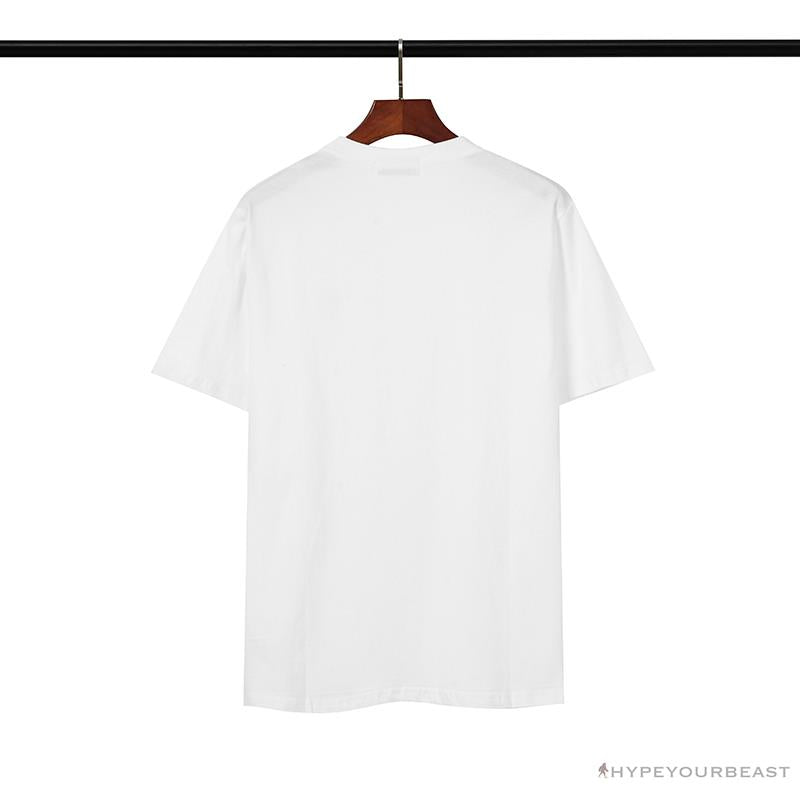 BAPE Classic Embroidered Logo Ape Head Tee Shirt 'WHITE'