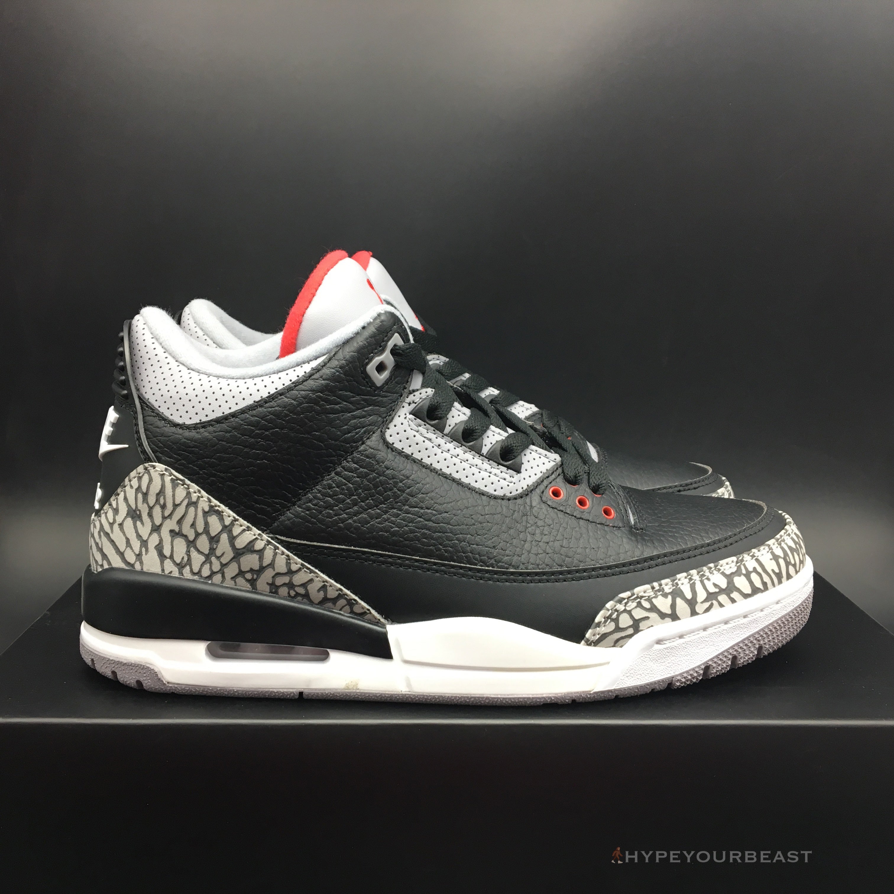 Aj3 black cement on feet best sale