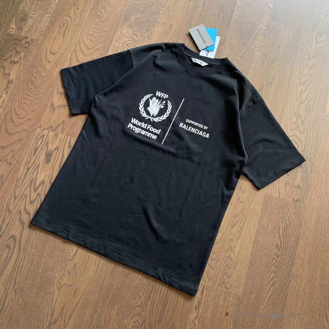 BCG Support Word Food Programme Tee Shirt Black