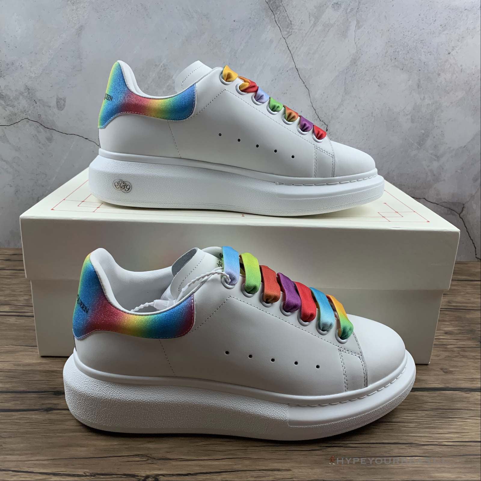 Alexander McQueen White / Rainbow