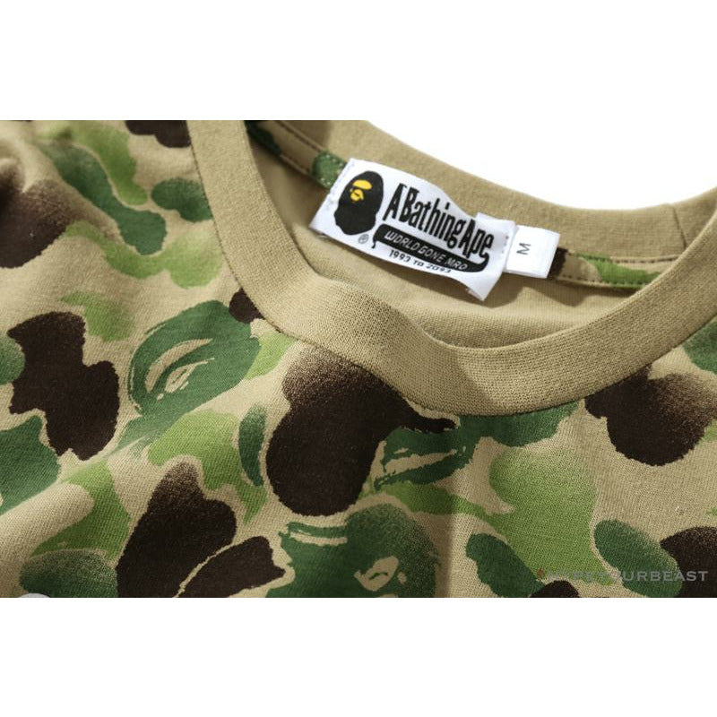 BAPE Chinese Style Ink 10th Anniversary Camouflage Tee Shirt 'GREEN'